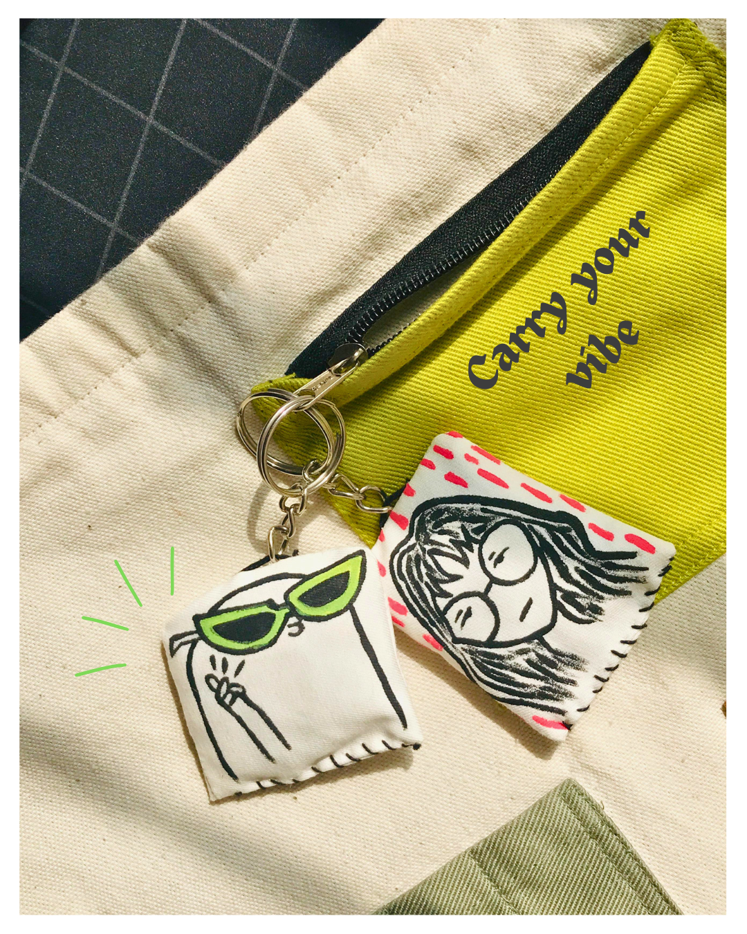Fabricated Keychains