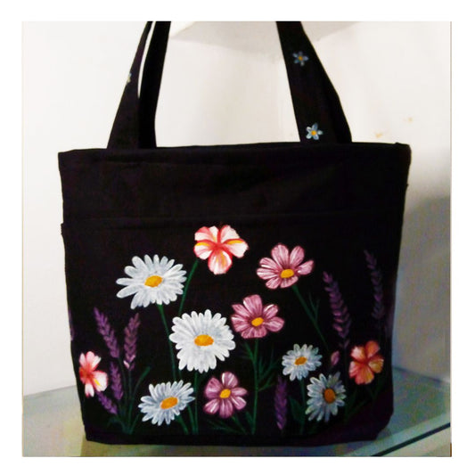Floral basket ( Hand painted with love  )