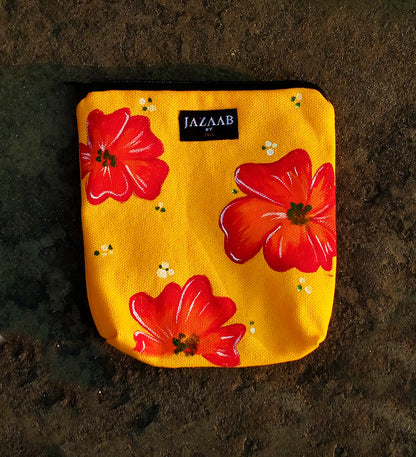 hand painted pouches