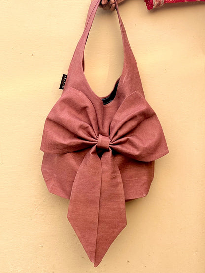 "Hobo Bag with Bow Collection by Jazaab"