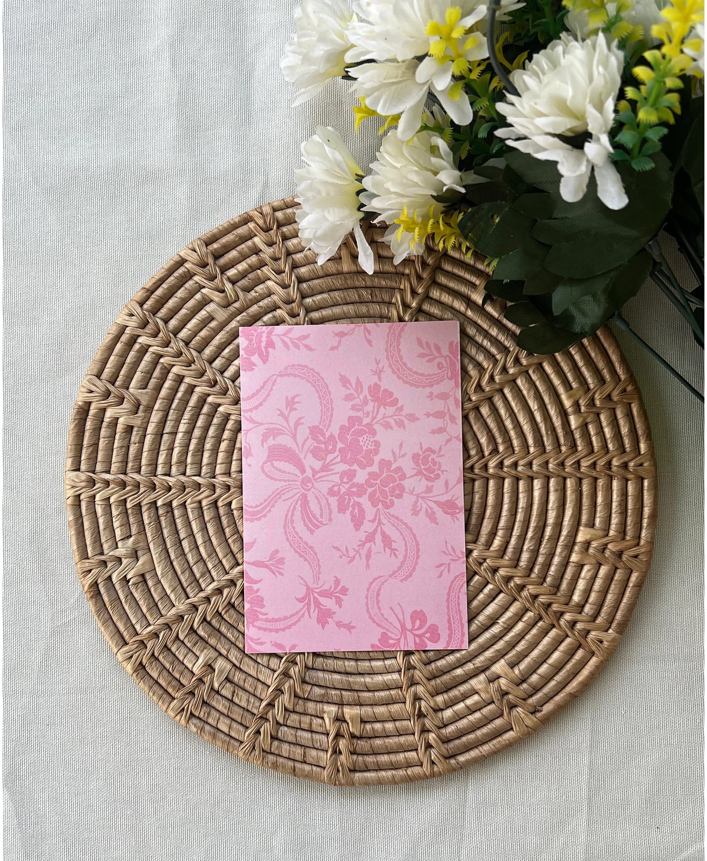 Blooming  Greeting Card – Personalizable Back Option