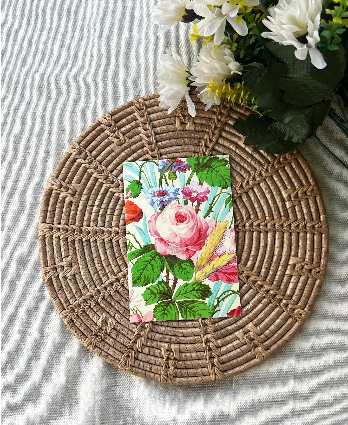 Blooming  Greeting Card – Personalizable Back Option